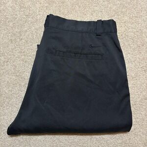 Nike Golf Pants Mens 34x32 Black Dri-FIT Tour Performance Khakis Stretch